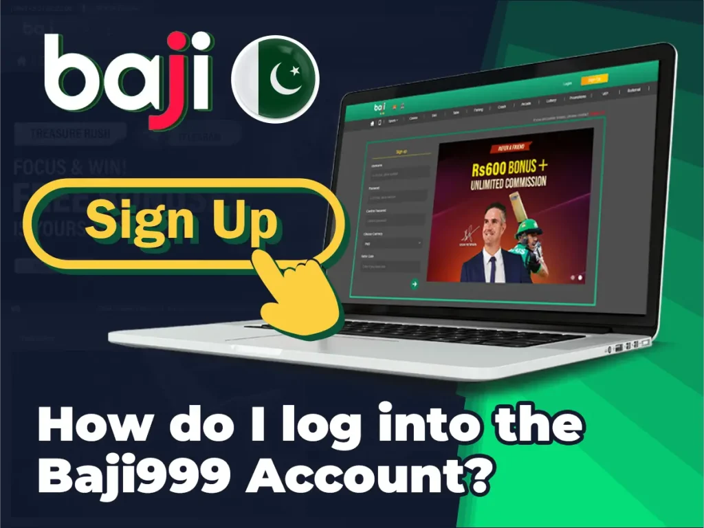How do I log into the Baji999 Account?