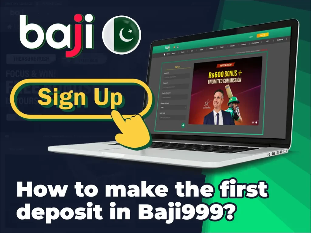 How to make the first deposit after registration in Baji999?